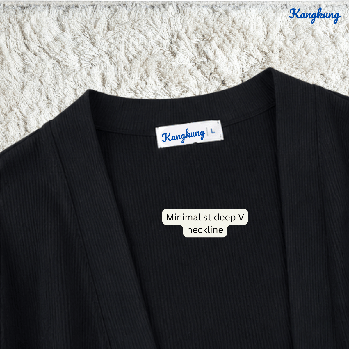 KANGKUNG EVITA CARDIGAN BUKA RIB KNIT – KK114