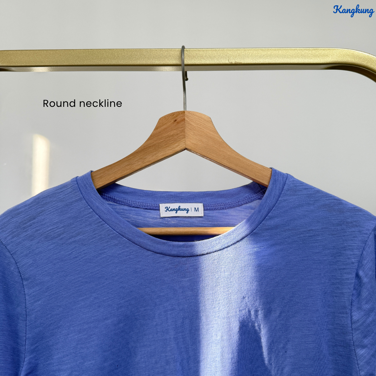 KANGKUNG AUDRA KEMEJA KAPAS ASAS LENGAN PANJANG - KK116