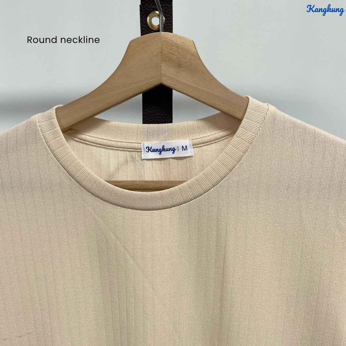 KANGKUNG AYU BLOUSE KASUAL MODEN RIBBED KNIT - KK118