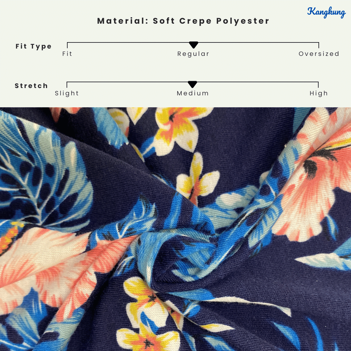 KANGKUNG ZAREENA FLORAL PRINT RELAXED BLOUSE-KK124