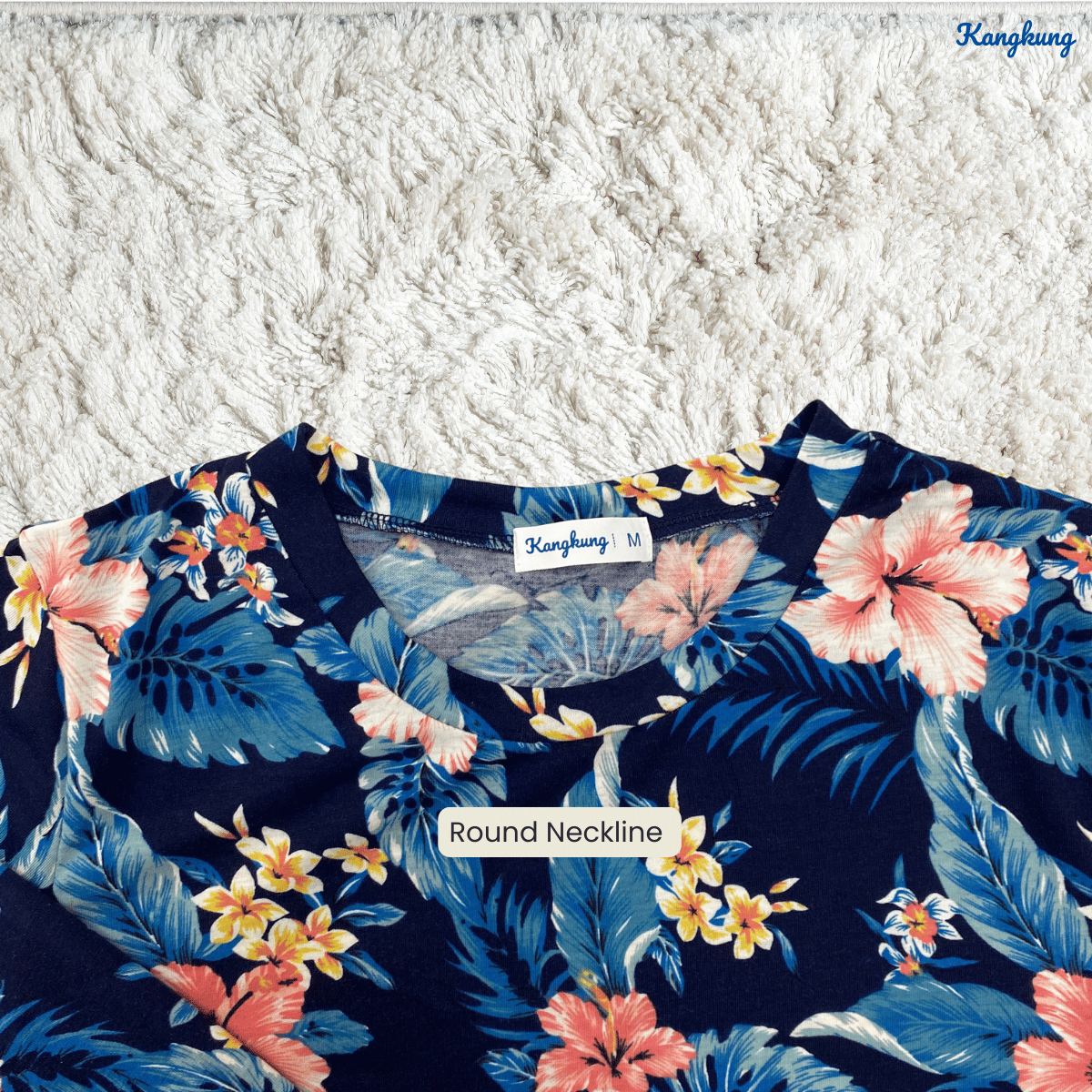 KANGKUNG ZAREENA FLORAL PRINT RELAXED BLOUSE-KK124
