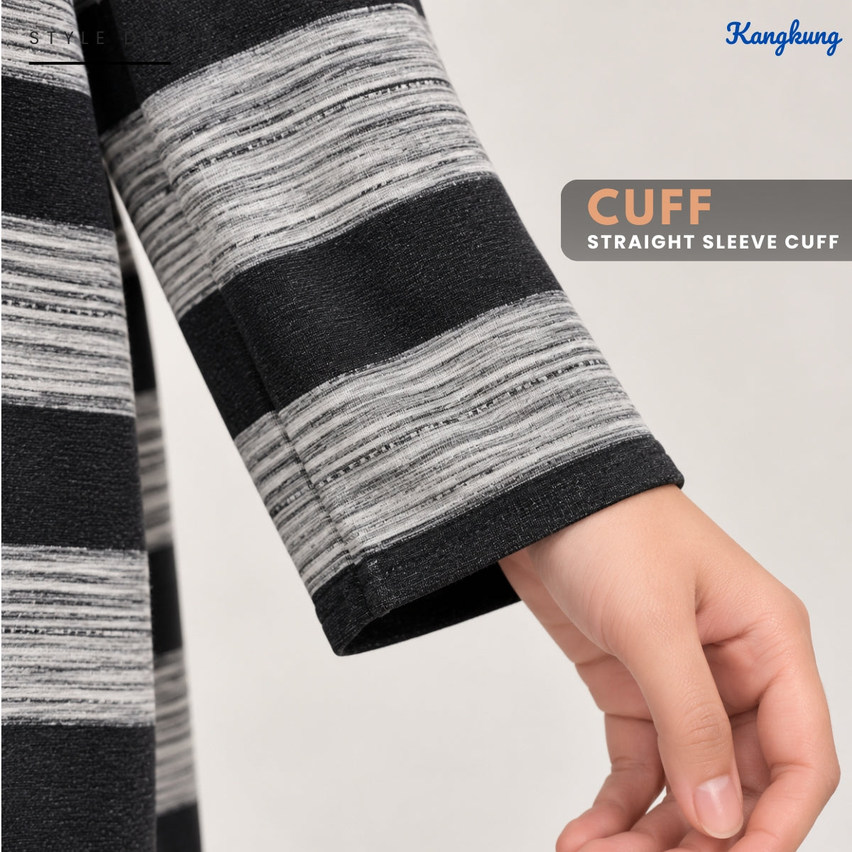 ZUCCA ANNISA CASUAL COMFY OPEN CARDIGAN - KK126