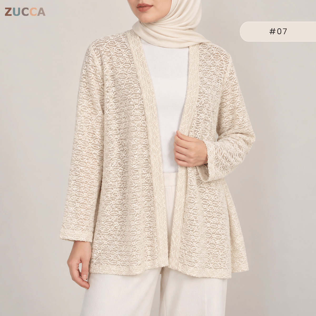 KANGKUNG DANIA MINIMALIST OPEN-FRONT CARDIGAN - KK127