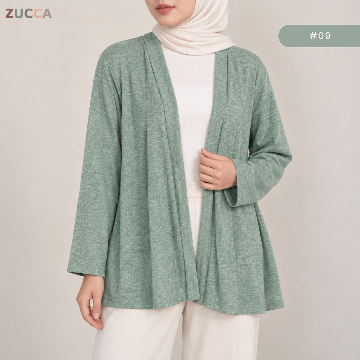 KANGKUNG DANIA MINIMALIST OPEN-FRONT CARDIGAN - KK127