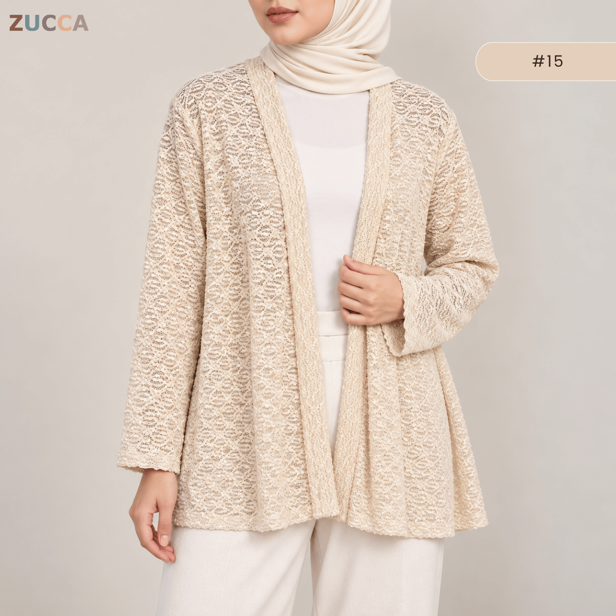 KANGKUNG DANIA MINIMALIST OPEN-FRONT CARDIGAN - KK127