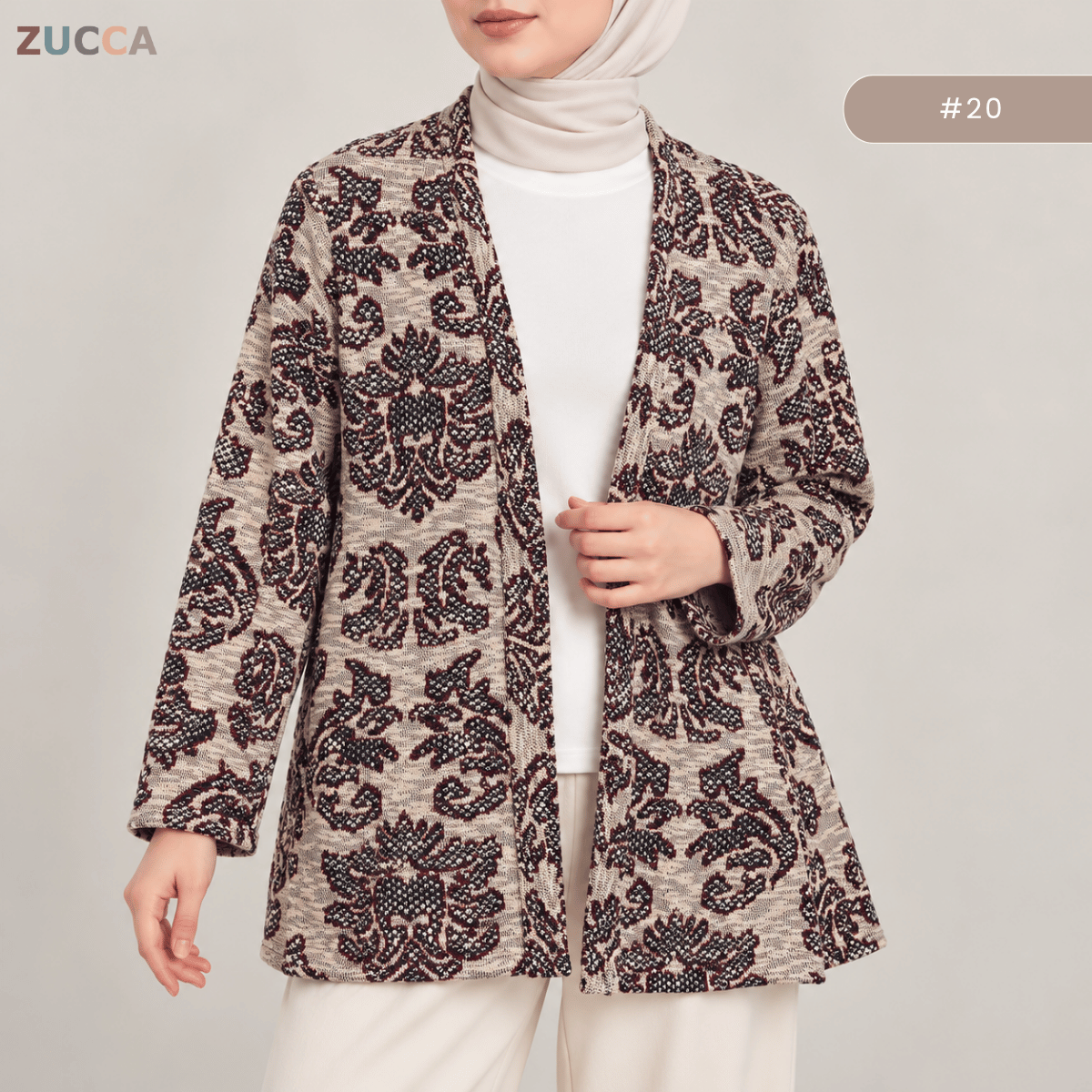 KANGKUNG DANIA MINIMALIST OPEN-FRONT CARDIGAN - KK127
