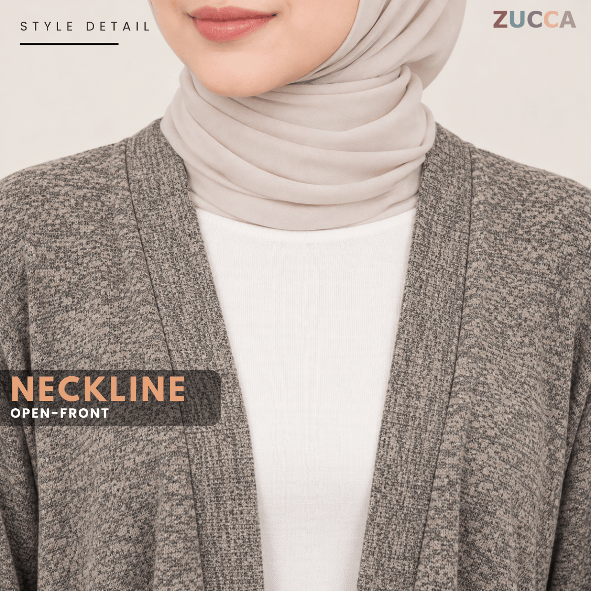 KANGKUNG DANIA MINIMALIST OPEN-FRONT CARDIGAN - KK127