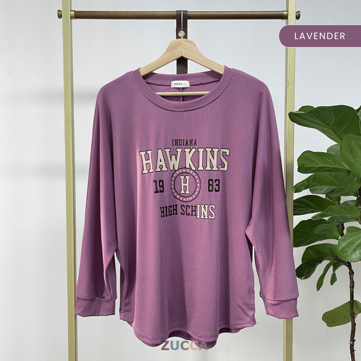 ZUCCA KIMBERLY BAJU WANITA GRAFIK KNIT - DM258