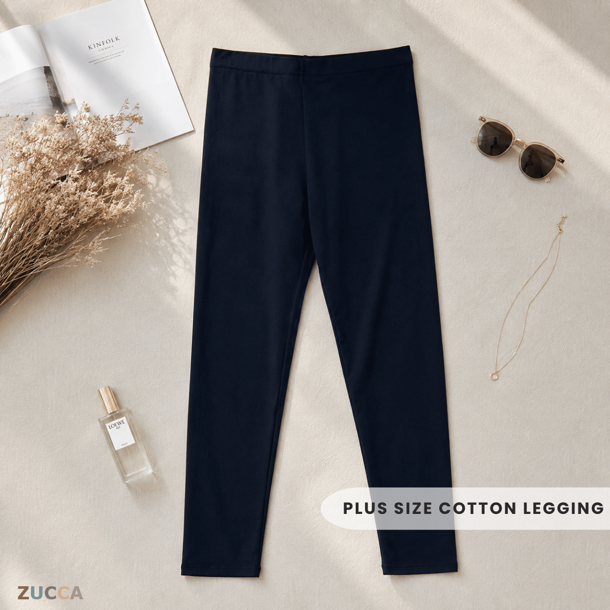 ZUCCA PLUS SIZE COTTON LEGGING - LG001