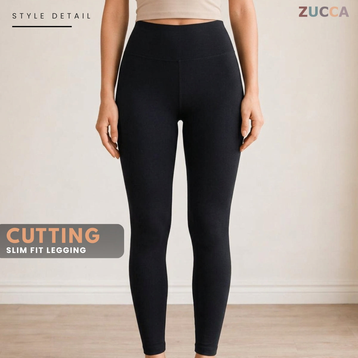 ZUCCA PLUS SIZE COTTON LEGGING (M-6XL) - LG001