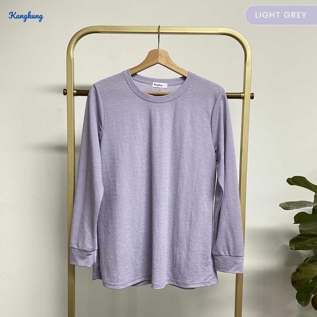 KANGKUNG JESSIE T-SHIRT COTTON WANITA GAYA MODEST SHIRT KASUAL – KK109