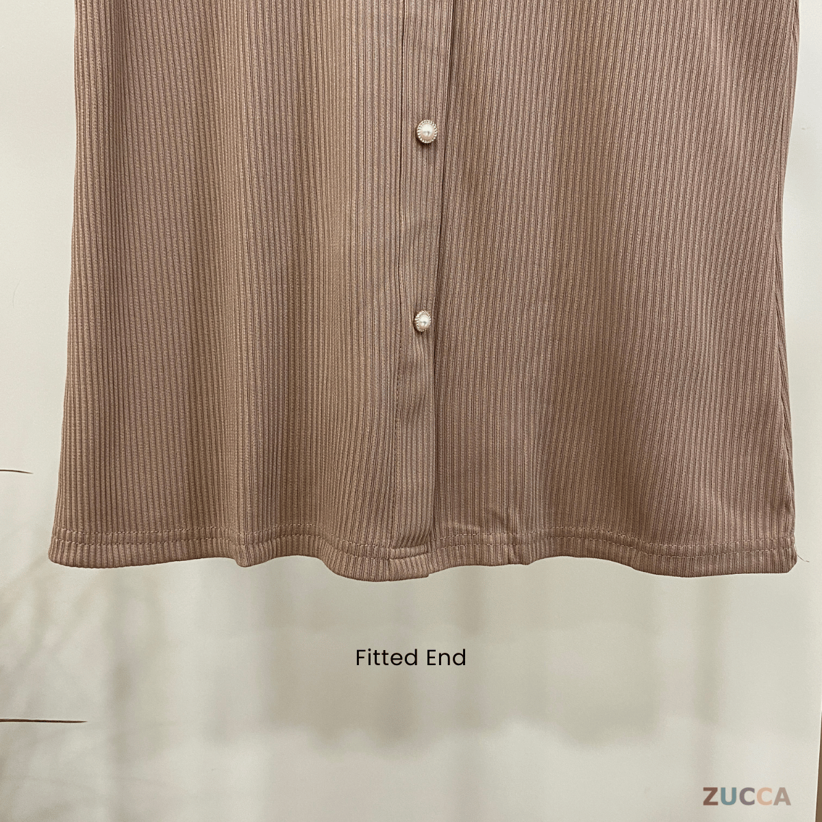 ZUCCA ANNIE WOMEN SET RIB KNIT BLOUSE AND SKIRT  - MA004