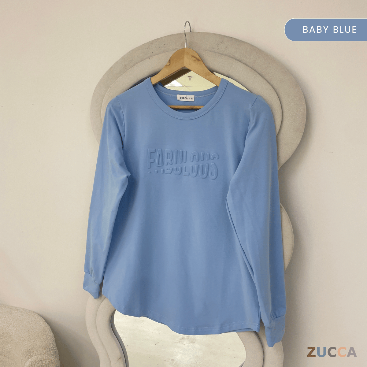 ZUCCA TERICA KEMEJA BLOUSE KASUAL BALDU - MA009