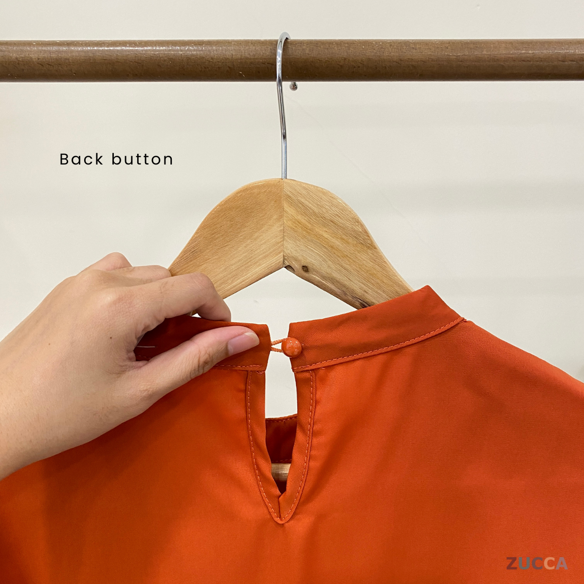 ZUCCA VANIA RUFFLED PEARL DETAIL WOMEN BLOUSE - MA014