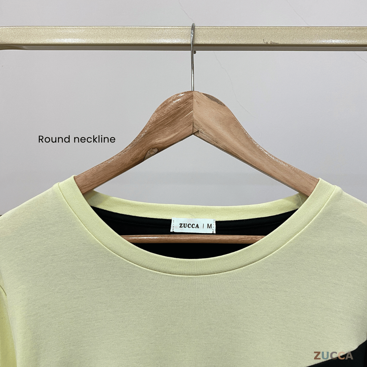 ZUCCA NIKI COLOURBLOCK CASUAL PULLOVER SHIRT - MA020 WOMEN BLOUSE