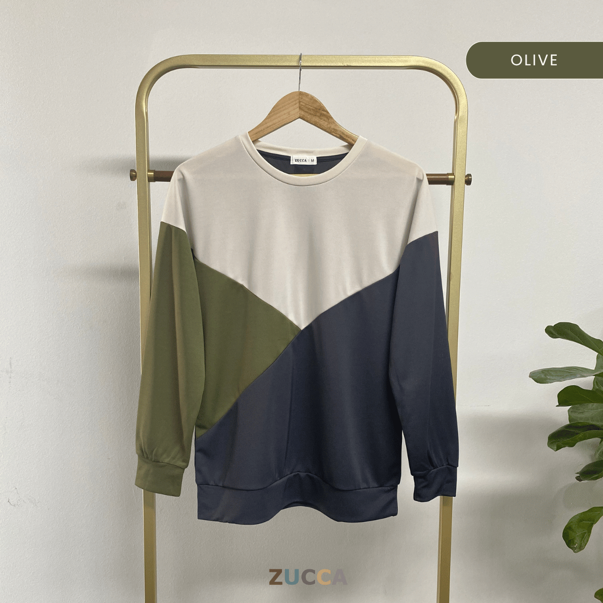 ZUCCA VERA COLOURBLOCK PULLOVER SHIRT - MA022