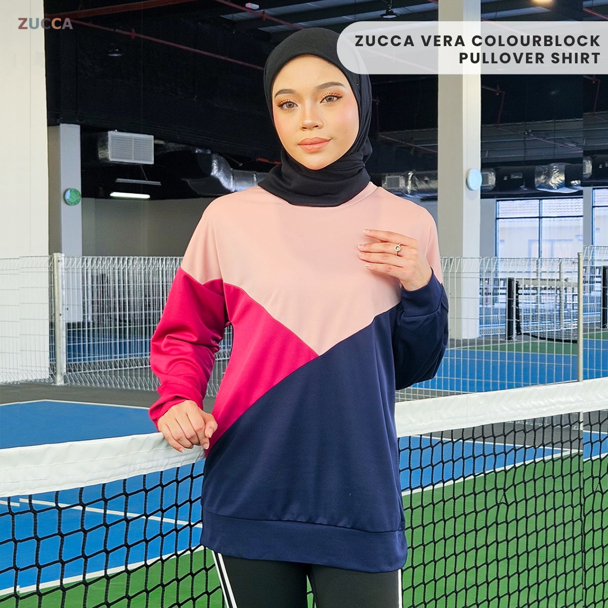 ZUCCA VERA COLOURBLOCK PULLOVER SHIRT - MA022