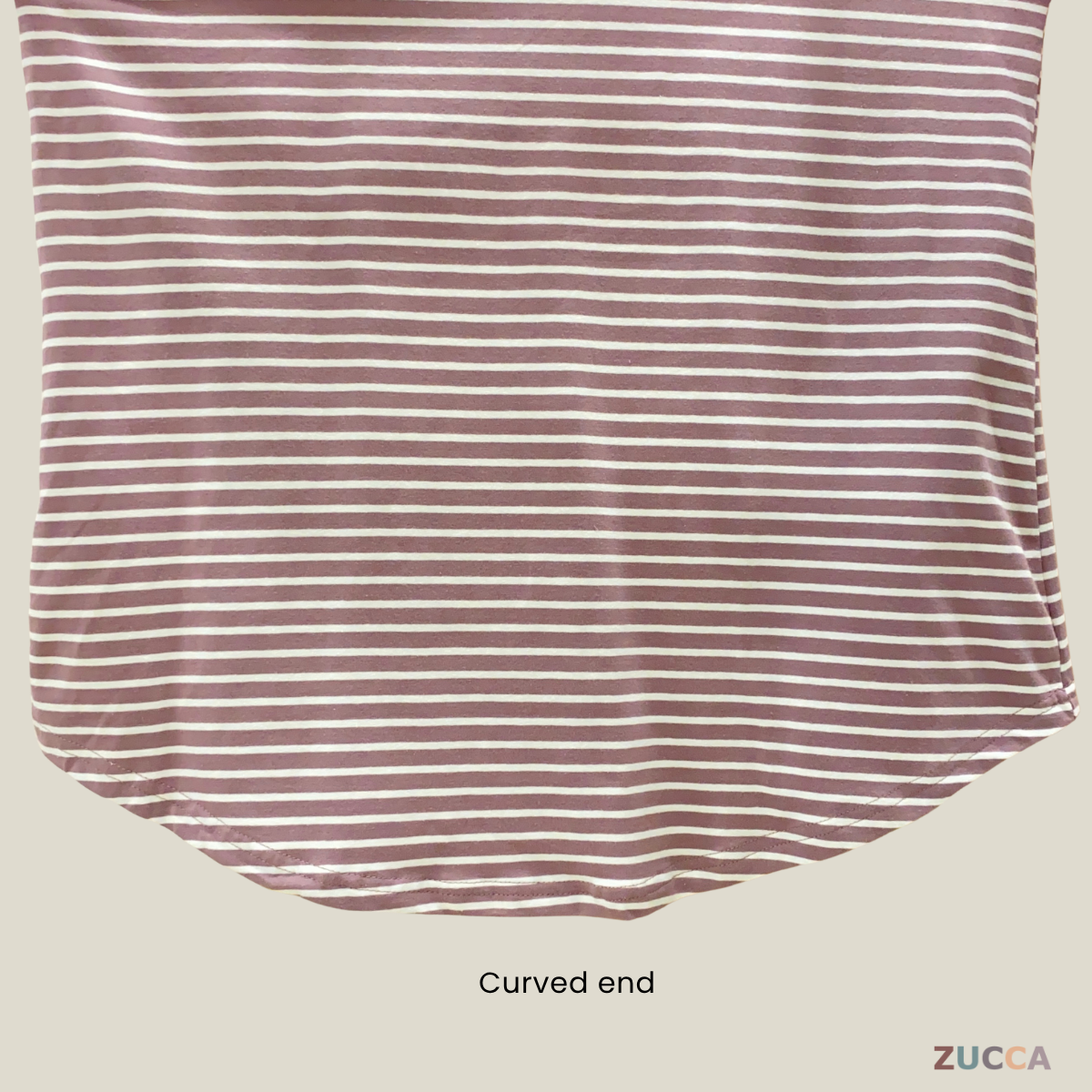 ZUCCA QAIRA STRIPE ROUND NECKLINE BLOUSE - MA024 CASUAL KOREAN STYLE