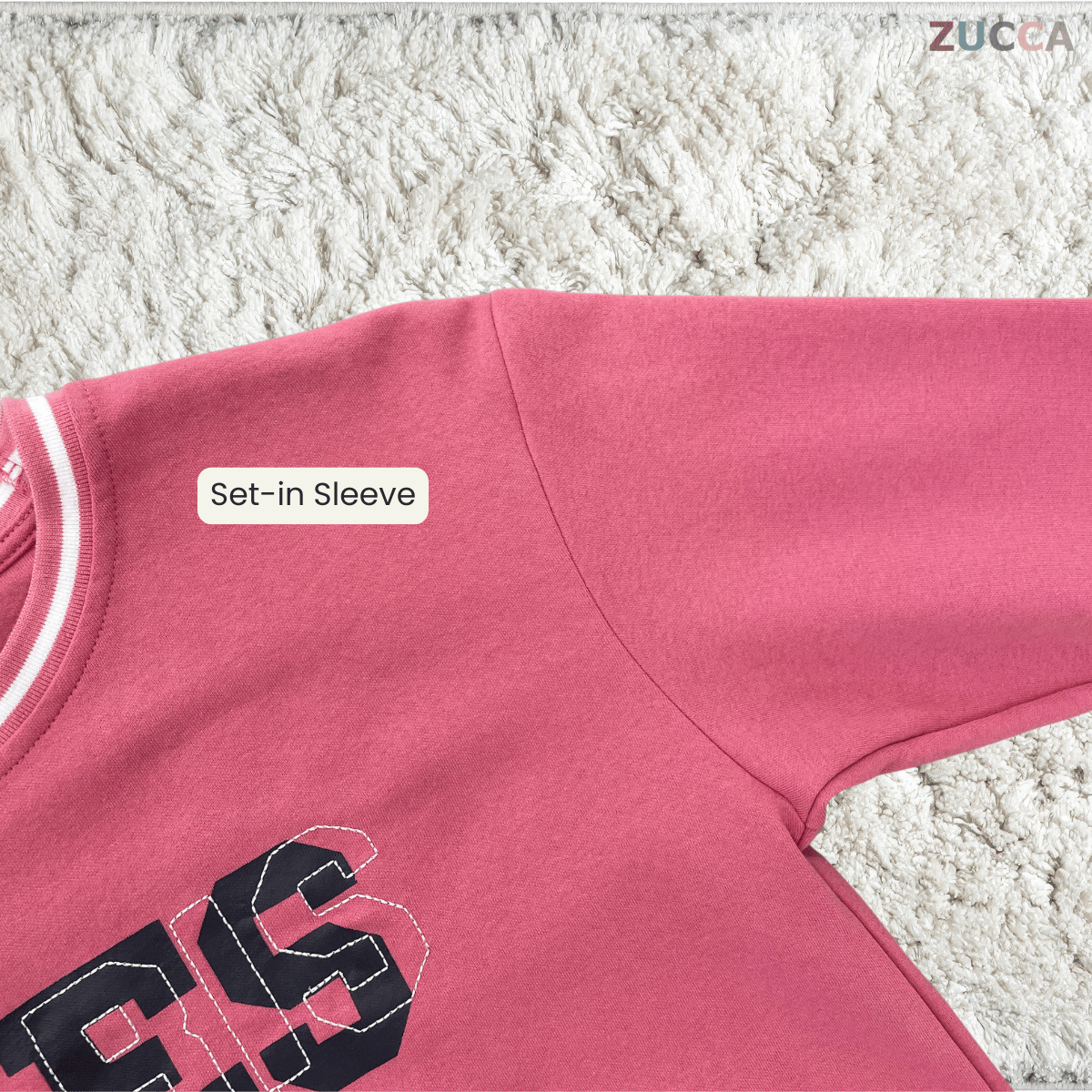 ZUCCA RYLA GRAPHIC SPORTY MODEST LONG SLEEVE TOP - MA026B