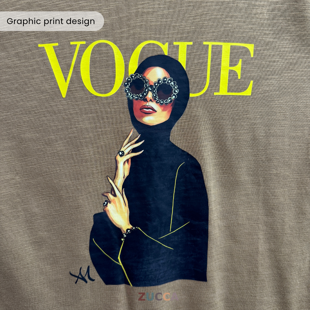 ZUCCA IQAH KEMEJA KASUAL BERCORAK REBEN – MA032 BAJU WANITA