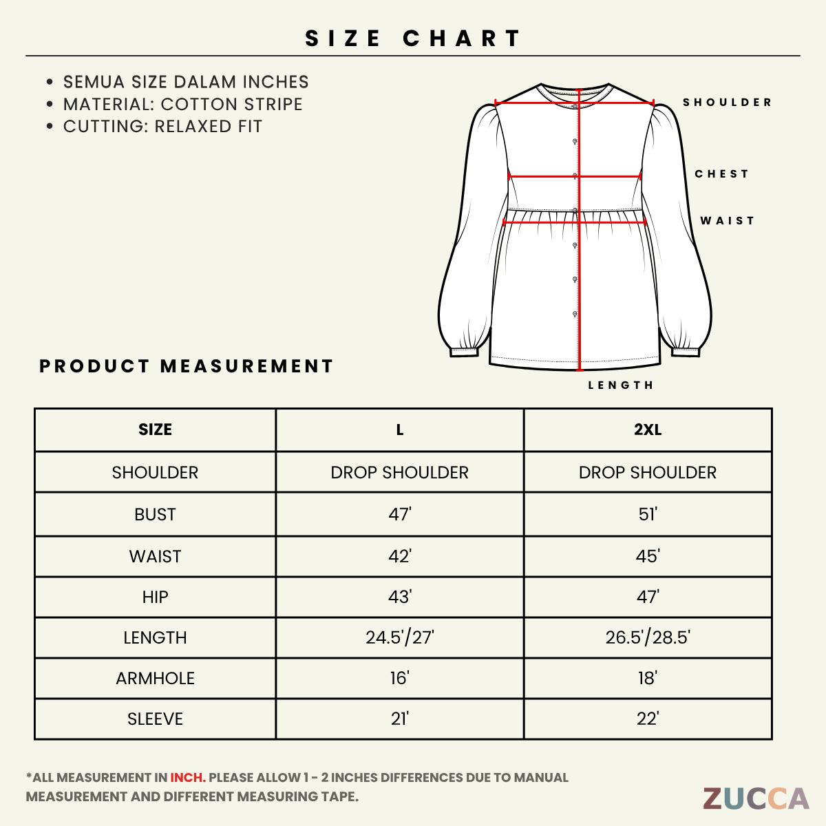 ZUCCA LIANA STRIPED CONTRAST HEM COTTON SHIRT - MA043