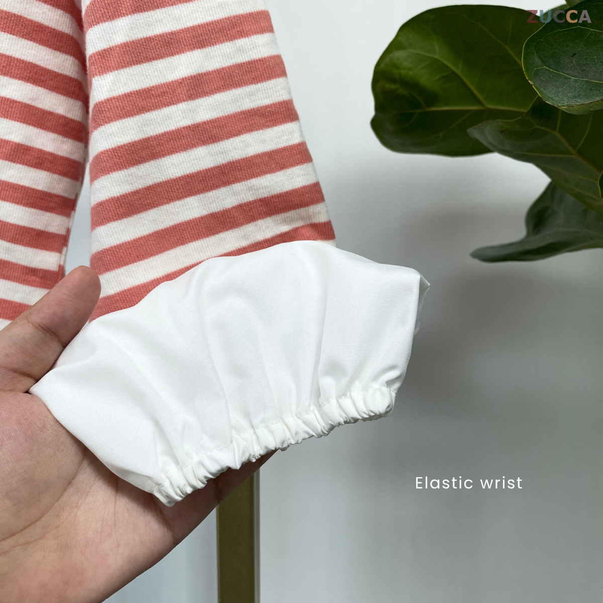 ZUCCA LIANA STRIPED CONTRAST HEM COTTON SHIRT - MA043