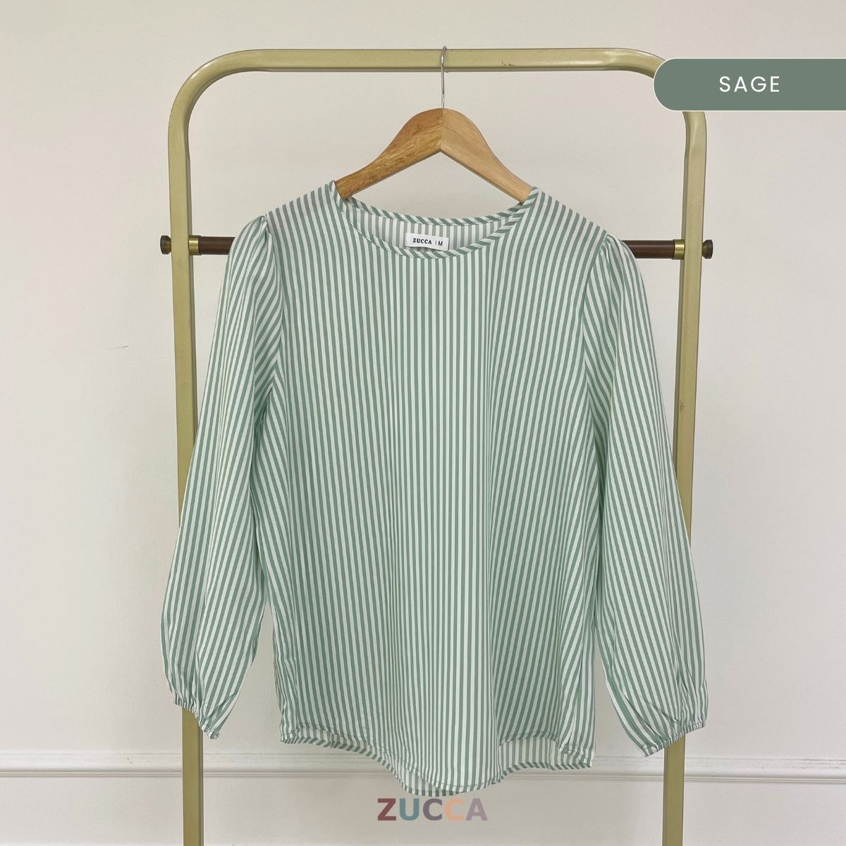 ZUCCA NAMI COTTON STRIPE WOMEN BLOUSE - MA044