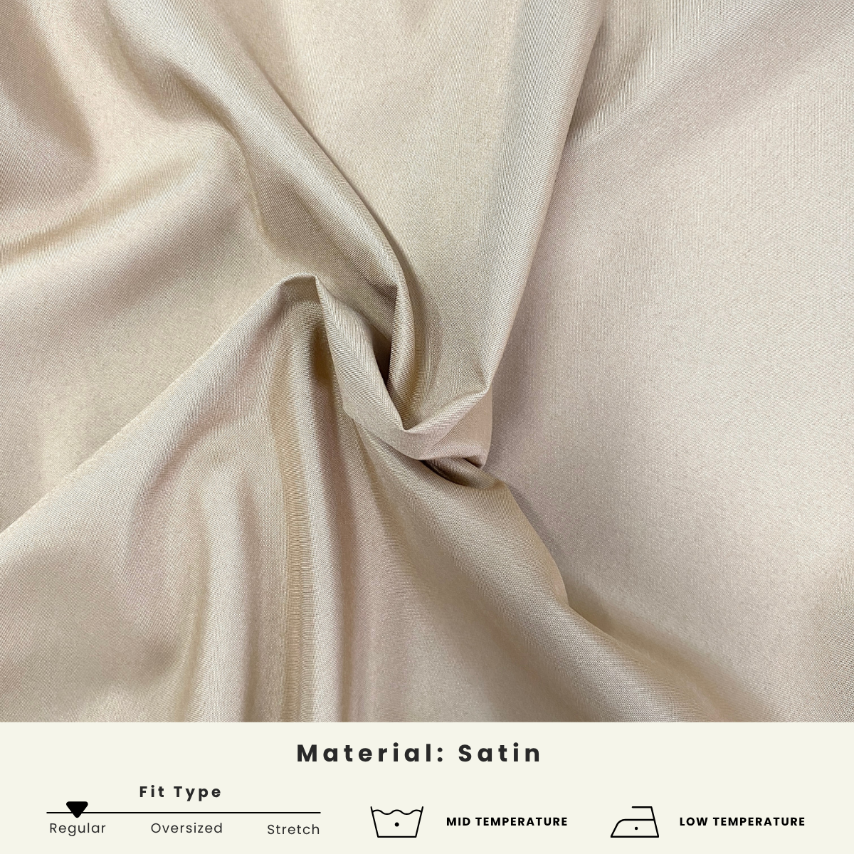 ZUCCA SURAYA PEARL BUTTON SATIN BLOUSE - MA051