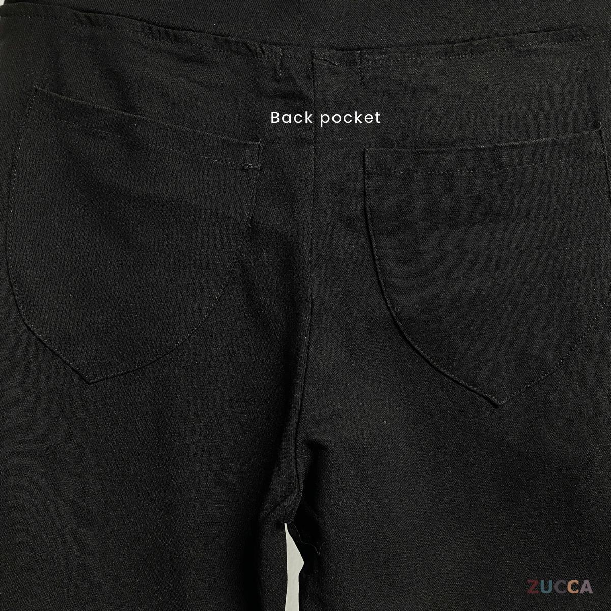 ZUCCA KAORI STRETCHABLE DENIM PANT-MA058