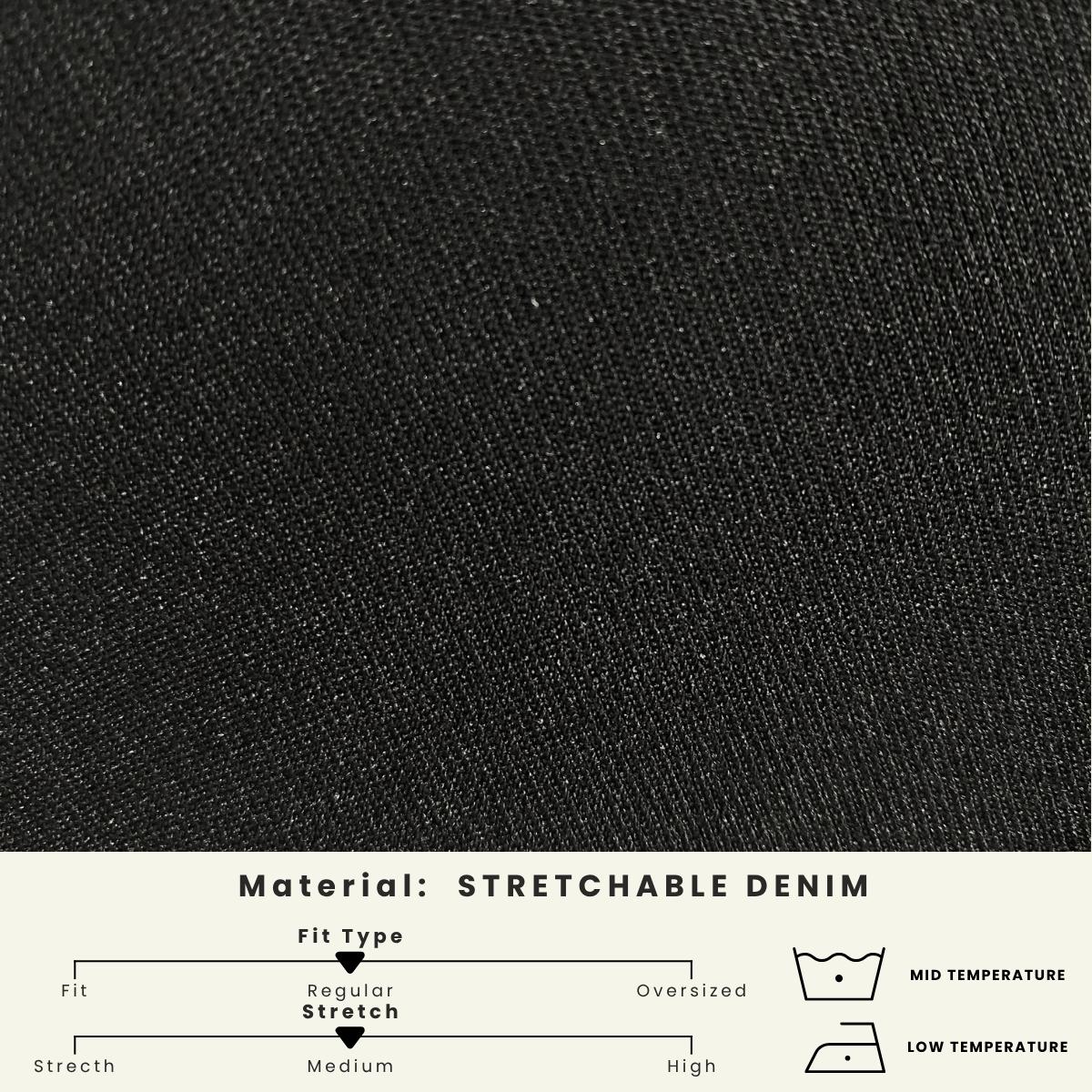 ZUCCA KAORI STRETCHABLE DENIM PANT-MA058