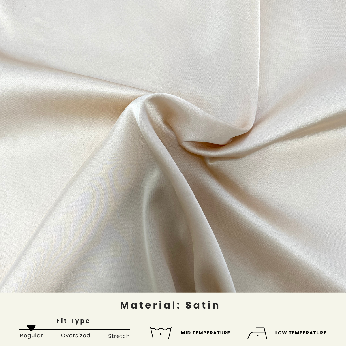 ZUCCA SUHARA ELEGANT SATIN BUTTON BLOUSE - MA063