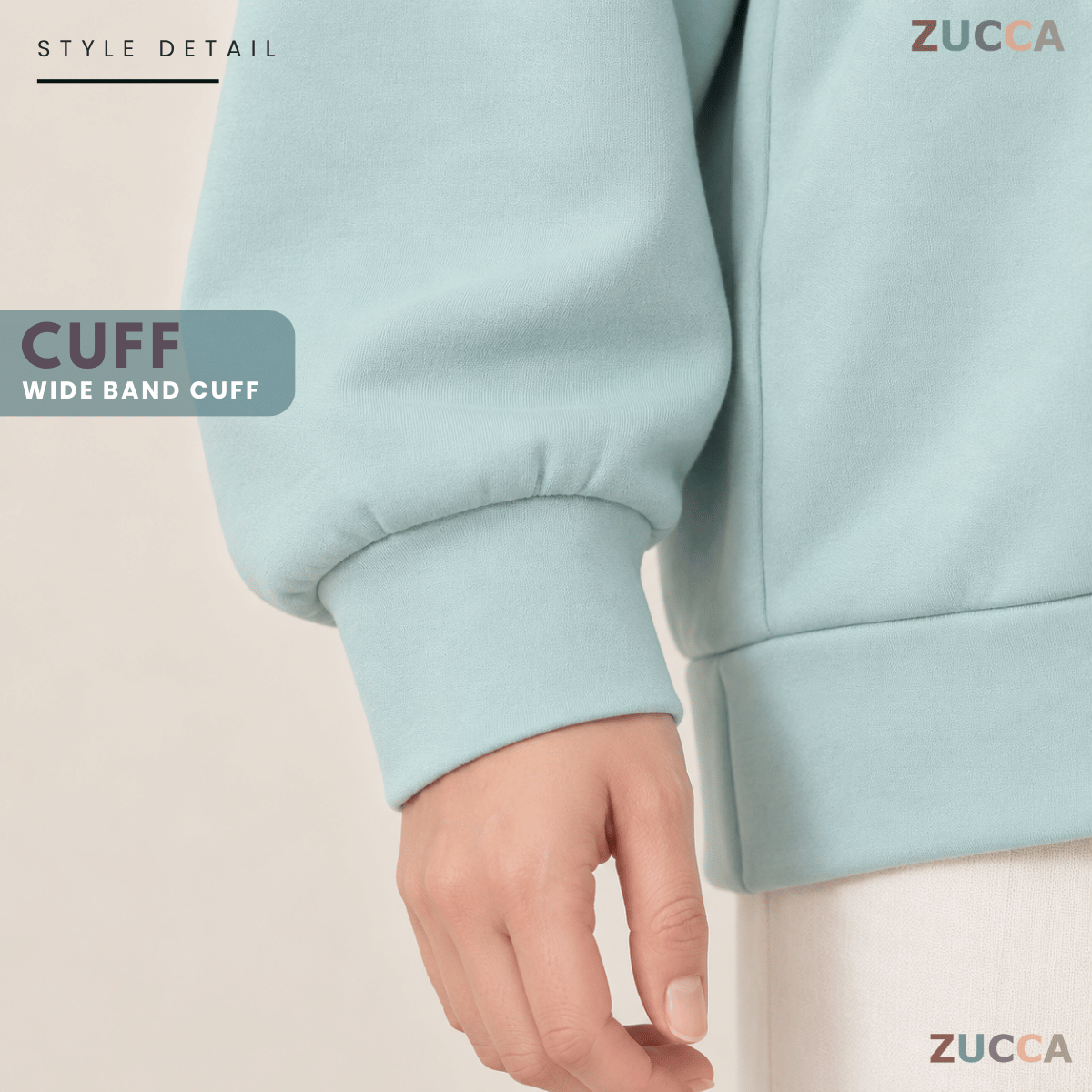 ZUCCA MONICA BOW GRAPHIC CASUAL SWEATSHIRT-MA070