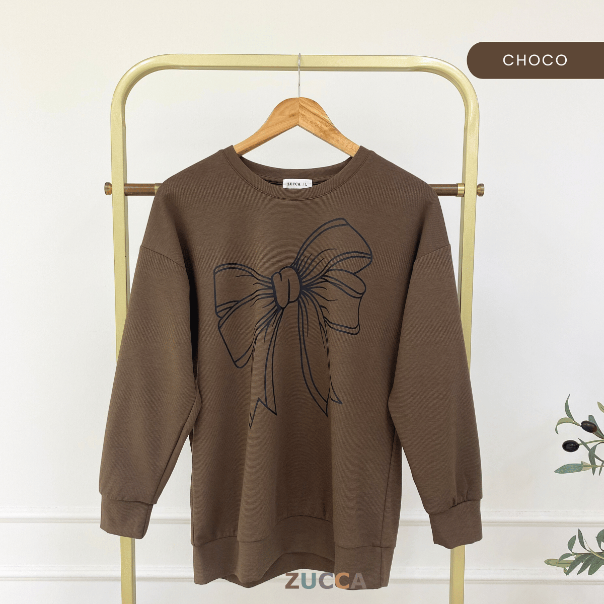 ZUCCA MONICA KEMEJA KASUAL BERCORAK REBEN - MA070