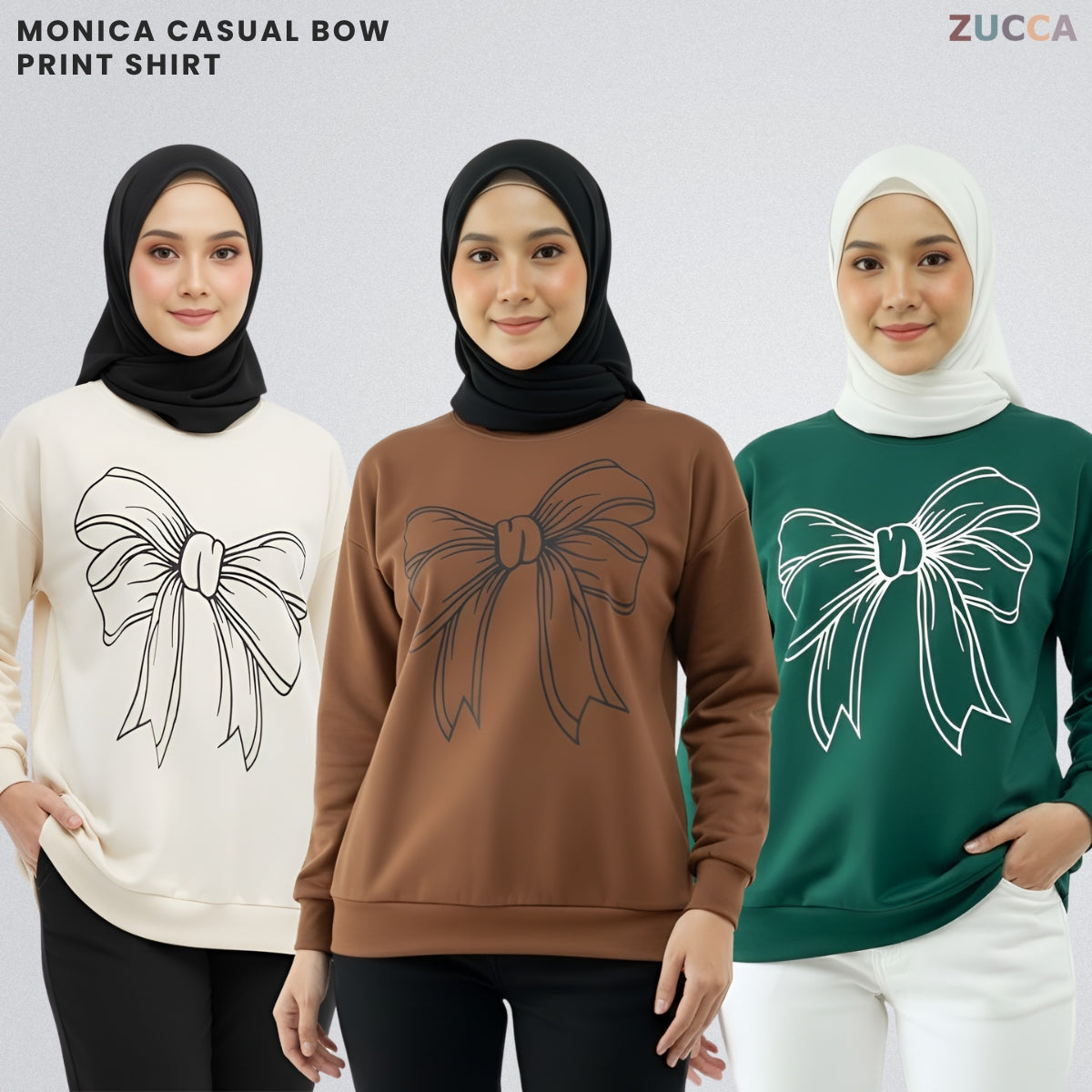 ZUCCA MONICA KEMEJA KASUAL BERCORAK REBEN - MA070