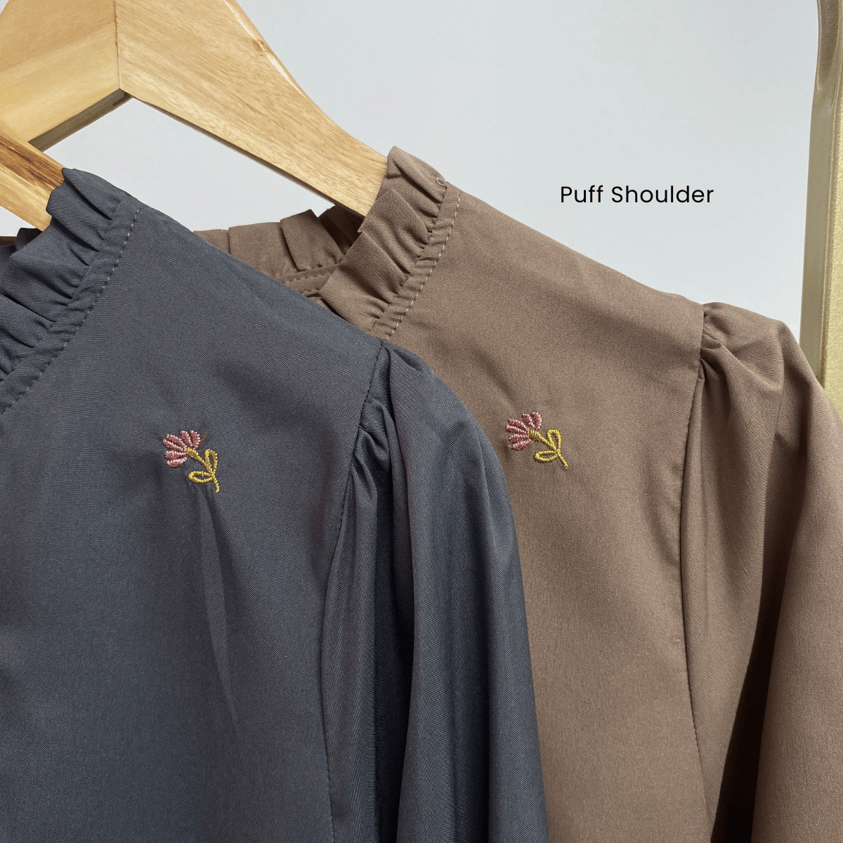 ZUCCA ROSY CASUAL TIE RUFFLE NECK BLOUSE - MA072