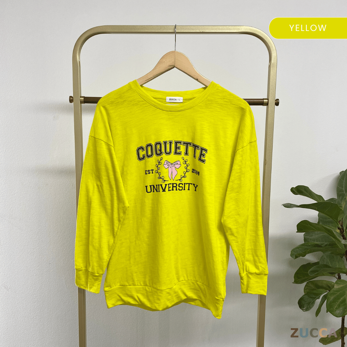 ZUCCA CHIKI CASUALWEAR PRINTED SHIRT- MA073  BAJU WANITA Long Sleeve