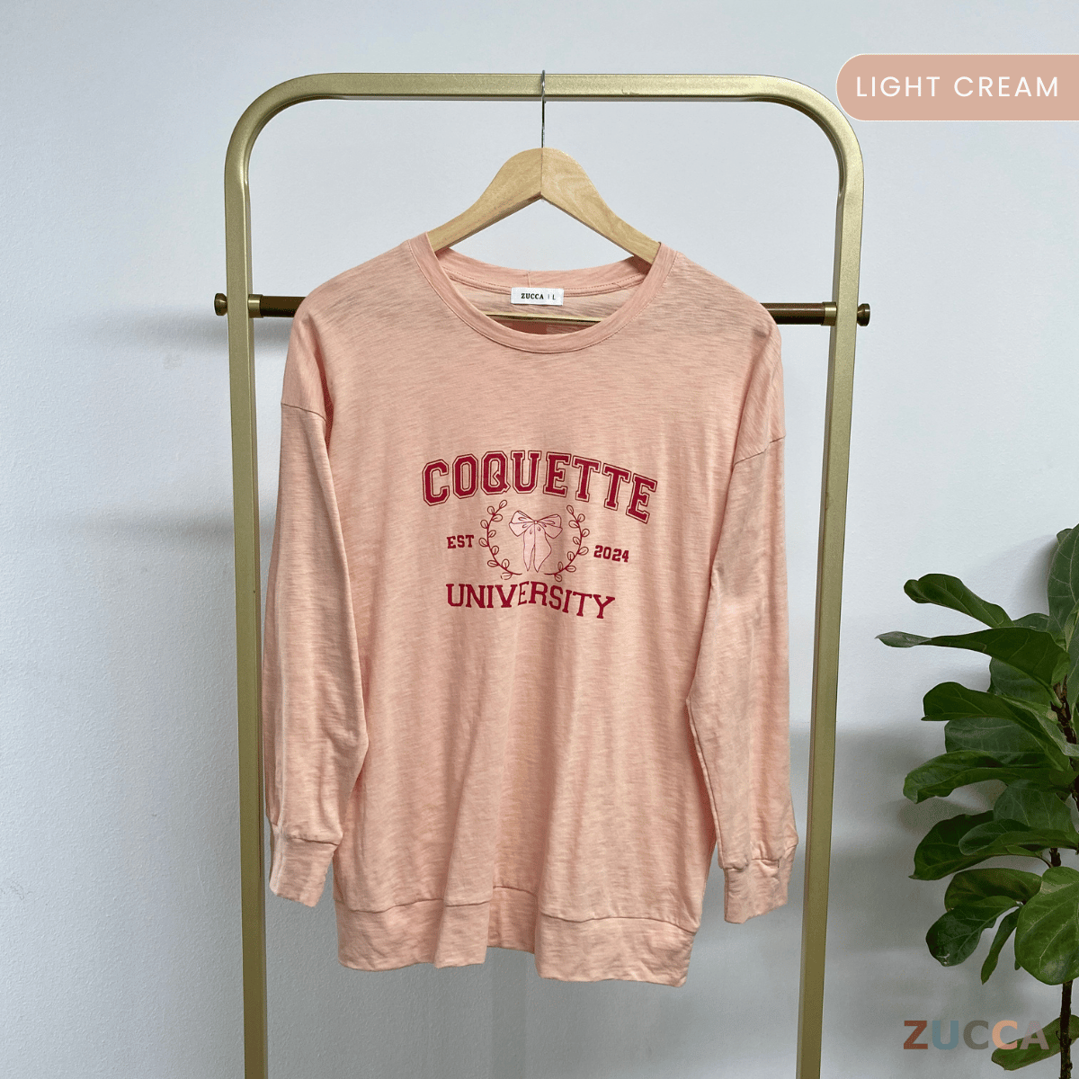 ZUCCA CHIKI CASUALWEAR PRINTED SHIRT- MA073  BAJU WANITA Long Sleeve