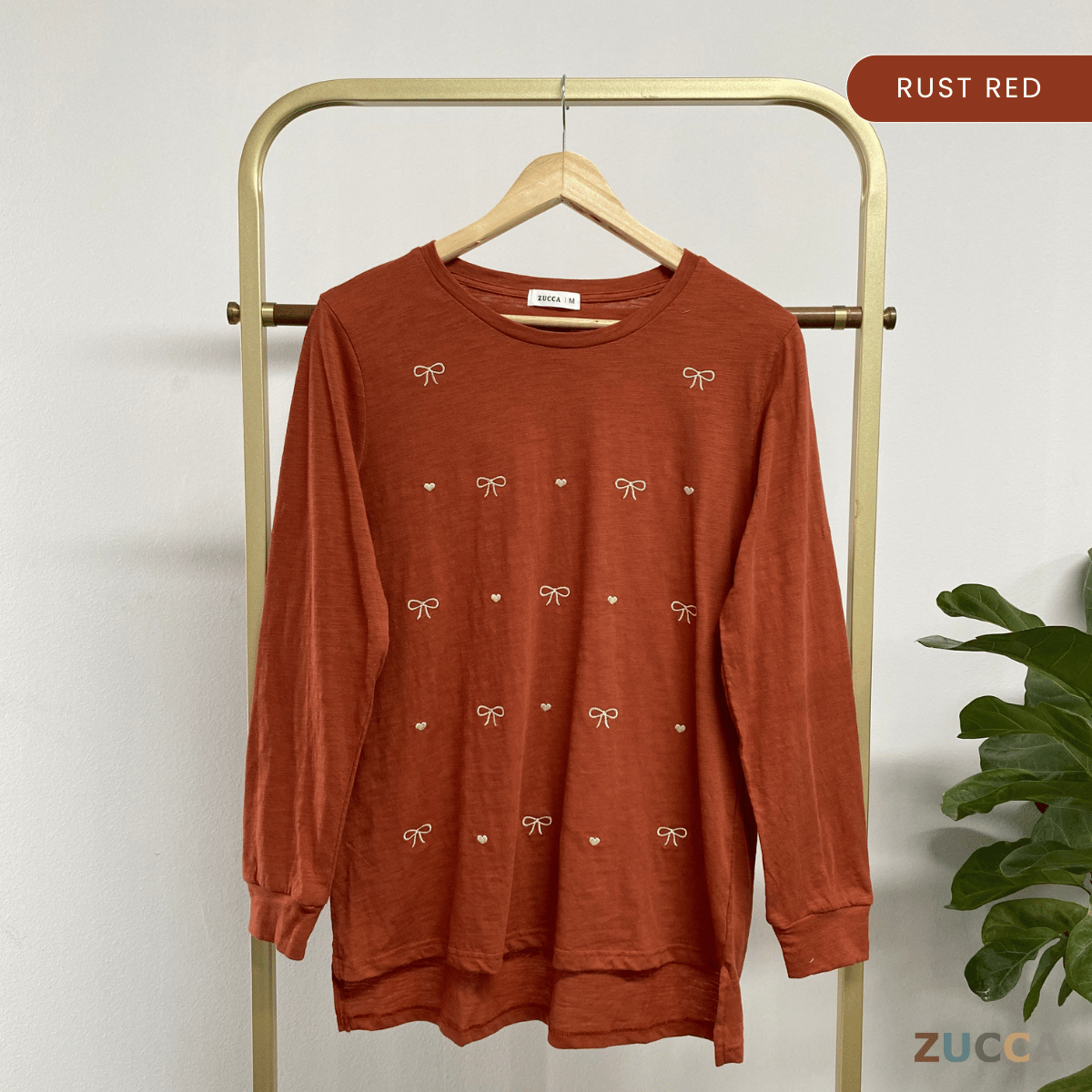 ZUCCA NAYARA KEMEJA KASUAL ROUND NECK PLAIN - MA076