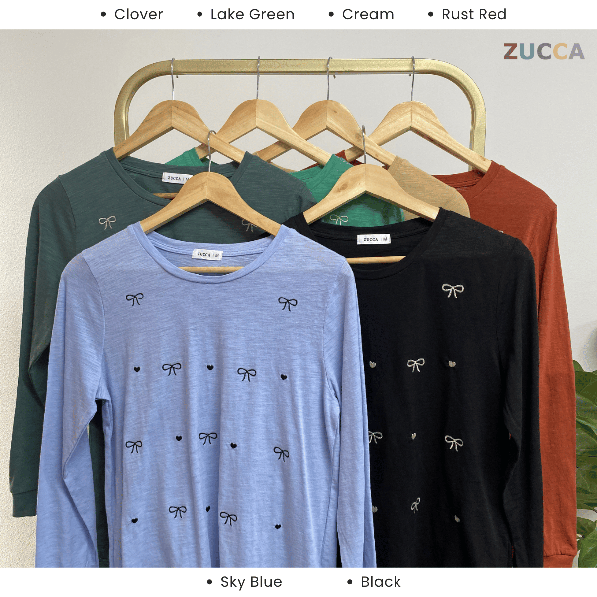 ZUCCA NAYARA KEMEJA KASUAL ROUND NECK PLAIN - MA076