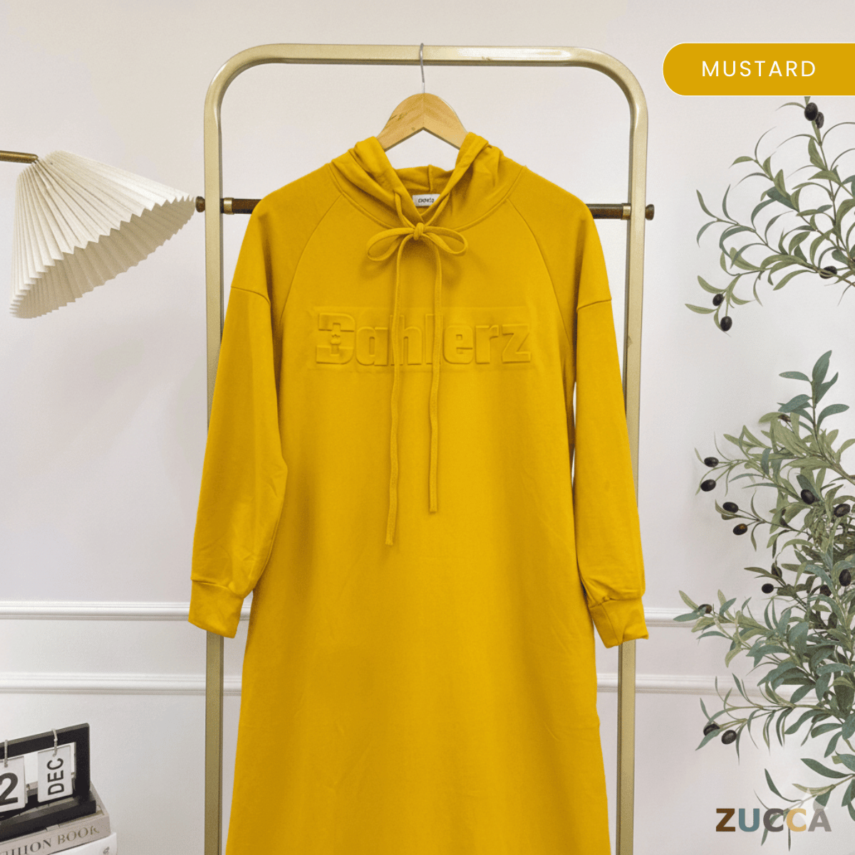 ZUCCA NAURA HOODIE DRESS - MA086 TOP