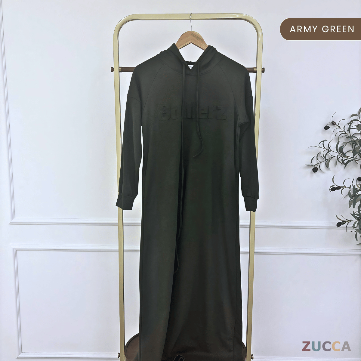 ZUCCA NAURA HOODIE DRESS - MA086 TOP