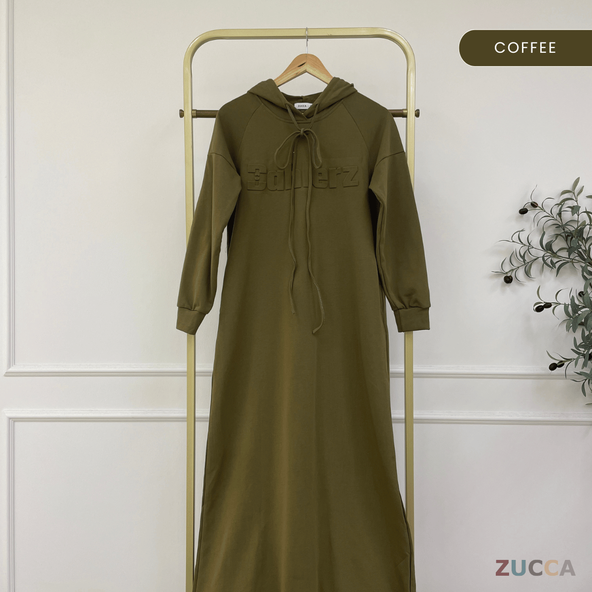ZUCCA NAURA HOODIE DRESS - MA086 TOP