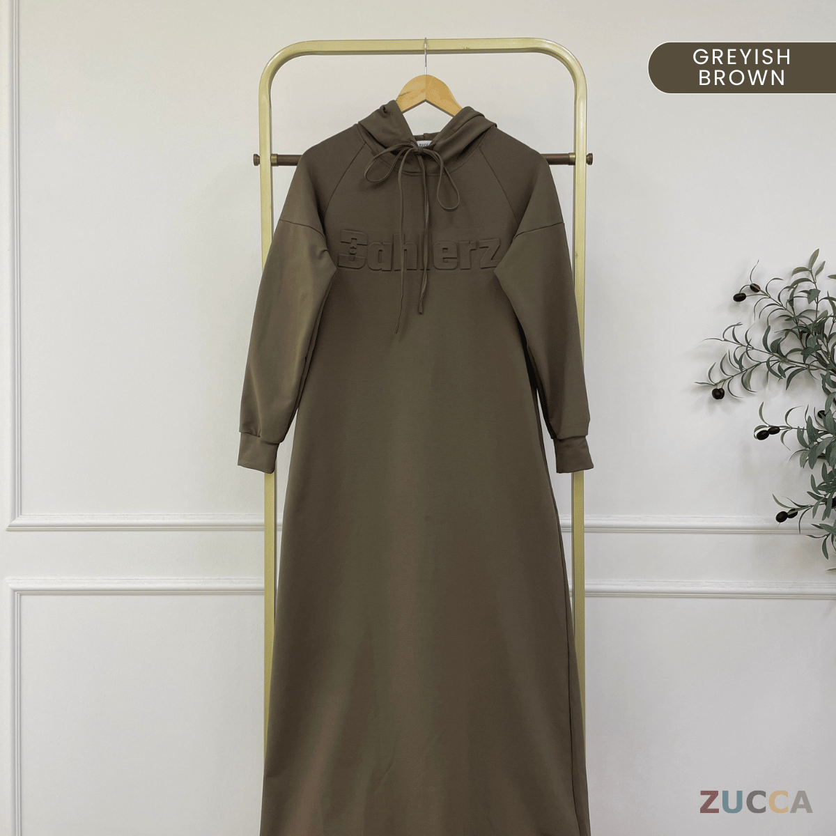 ZUCCA NAURA HOODIE DRESS - MA086 TOP