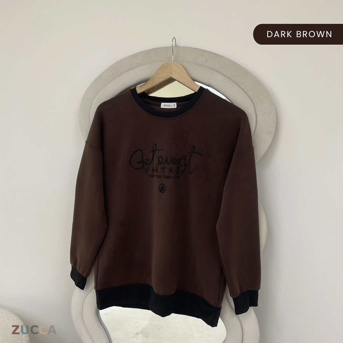 ZUCCA DELISHA LONG SLEEVE KASUAL T-SHIRT PEREMPUAN - MA088