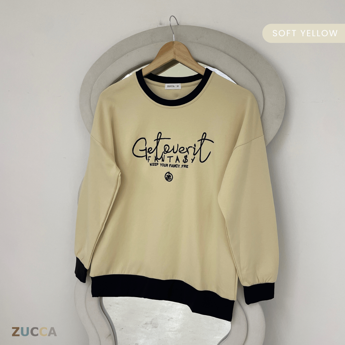 ZUCCA DELISHA EMBROIDERED SWEATSHIRT WOMEN - MA088