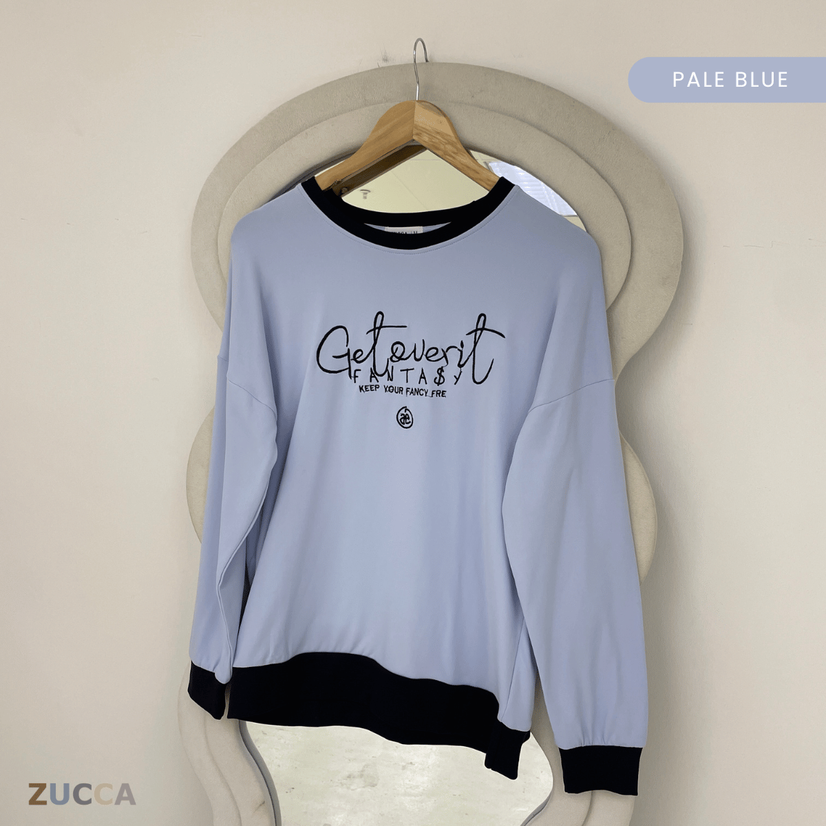 ZUCCA DELISHA EMBROIDERED SWEATSHIRT WOMEN - MA088