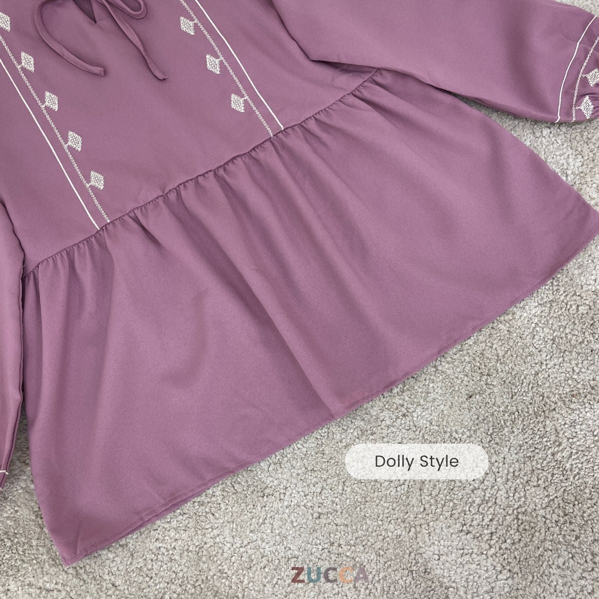 ZUCCA ALISYA EMBROIDERY CHARM BLOUSE -MA092