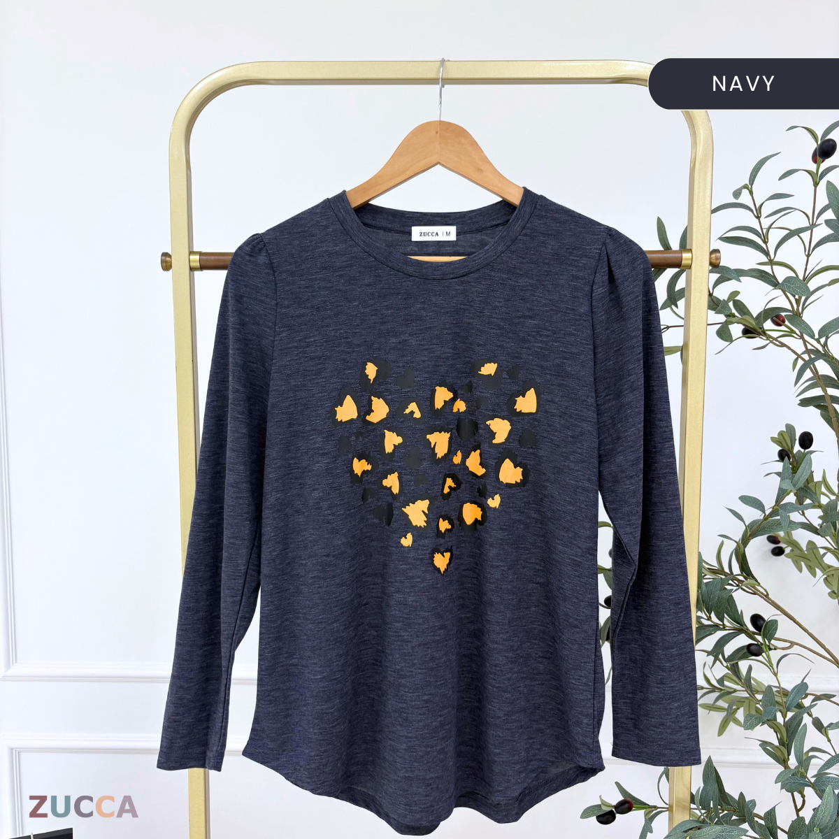 ZUCCA RAFAELA PRINTED KASUAL T-SHIRT PEREMPUAN - MA093