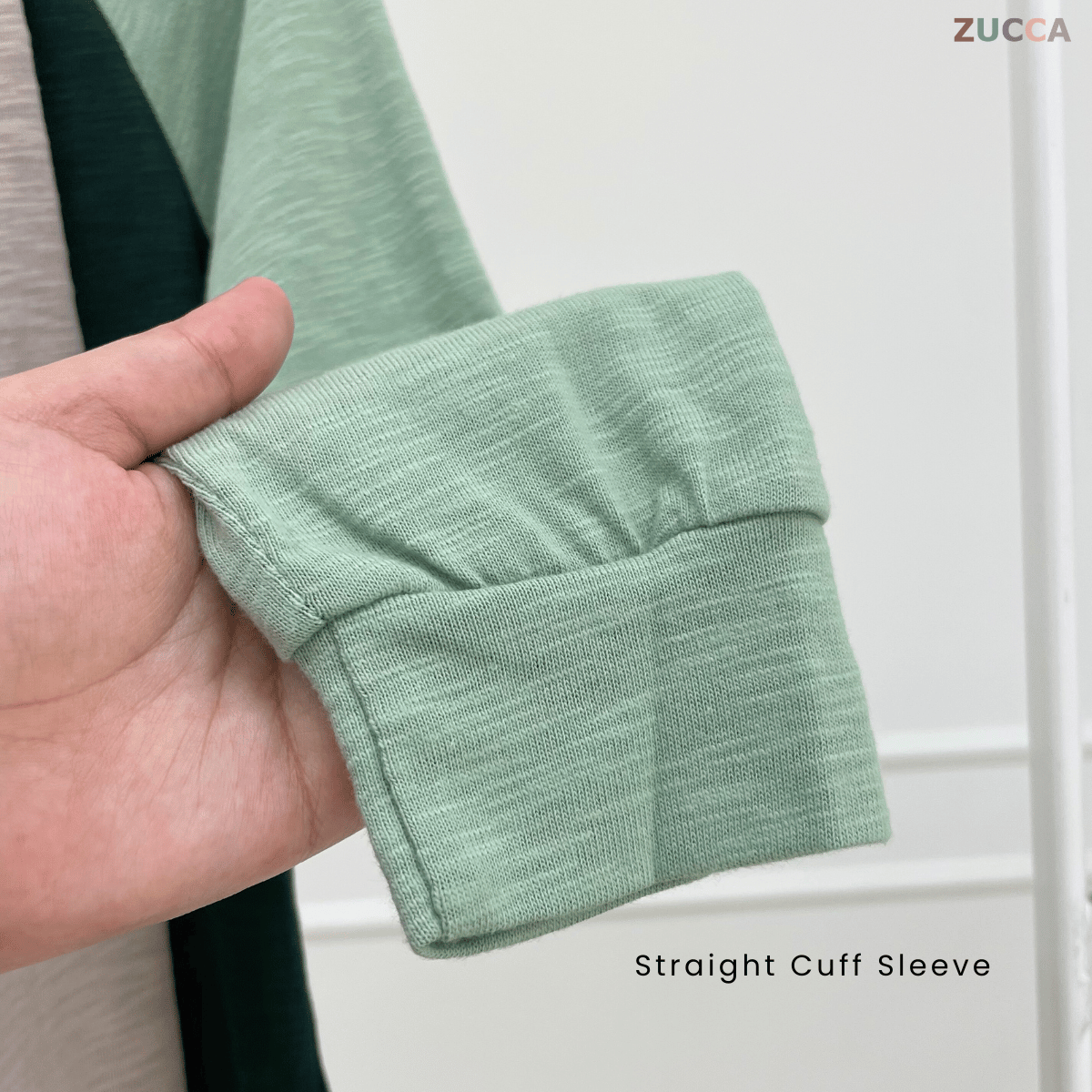 ZUCCA JAMIE TOP KASUAL LENGAN PANJANG RAGLAN-MA096