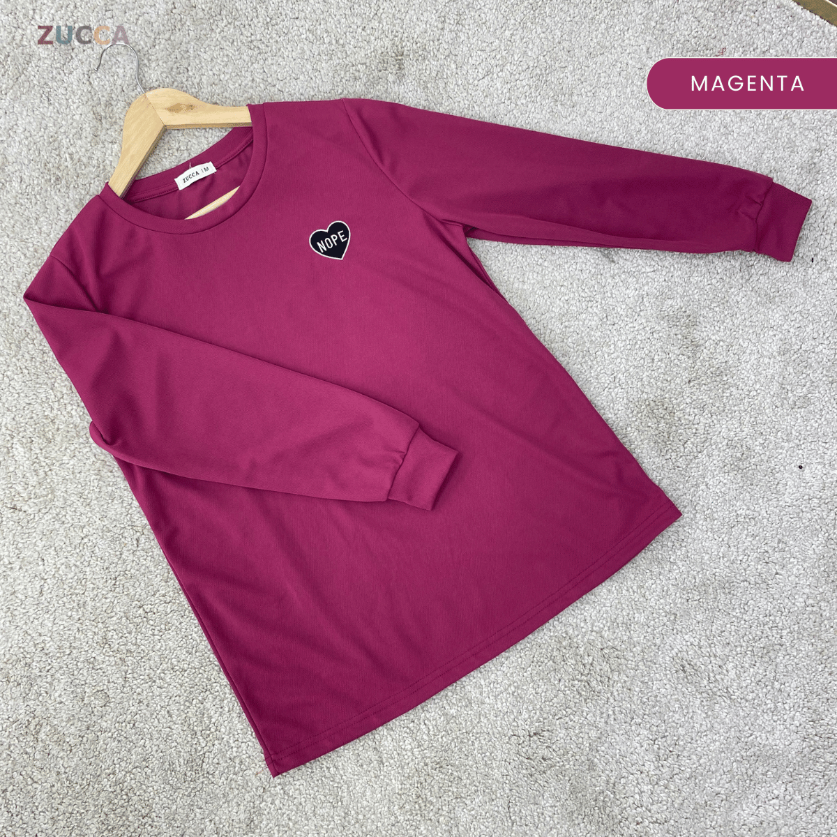 ZUCCA ADRIANA WOMEN KASUAL SHIRT EMBROIDERED STITCH - MA107